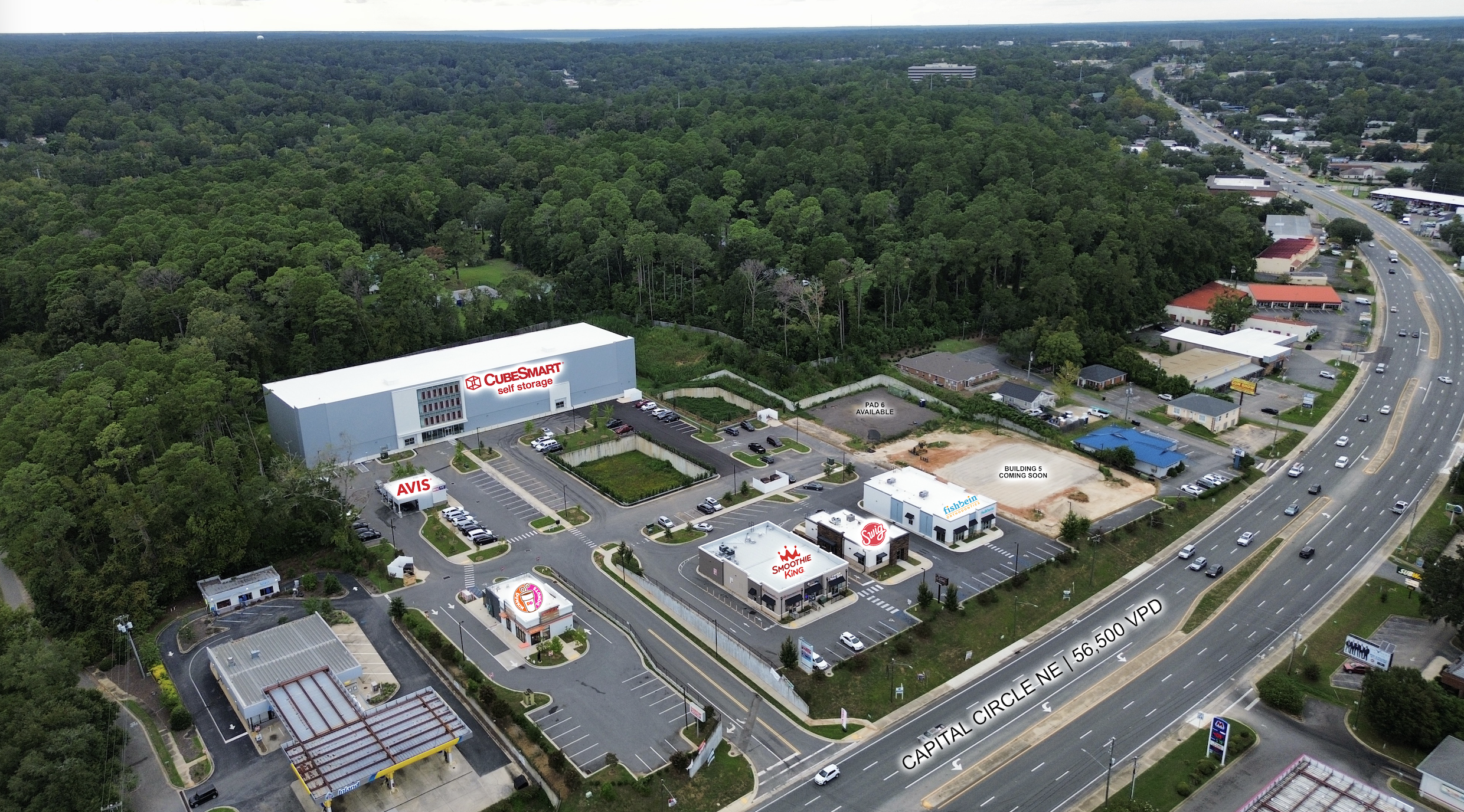 Capital Hill Plaza – Building 4 End-Cap Drive-Thru